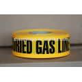 Pe línea de gas subterráneo cinta de advertencia
